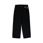 99BASED Double Pocket Jeans Plaid Forest