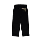 99BASED Double Pocket Jeans Plaid Forest