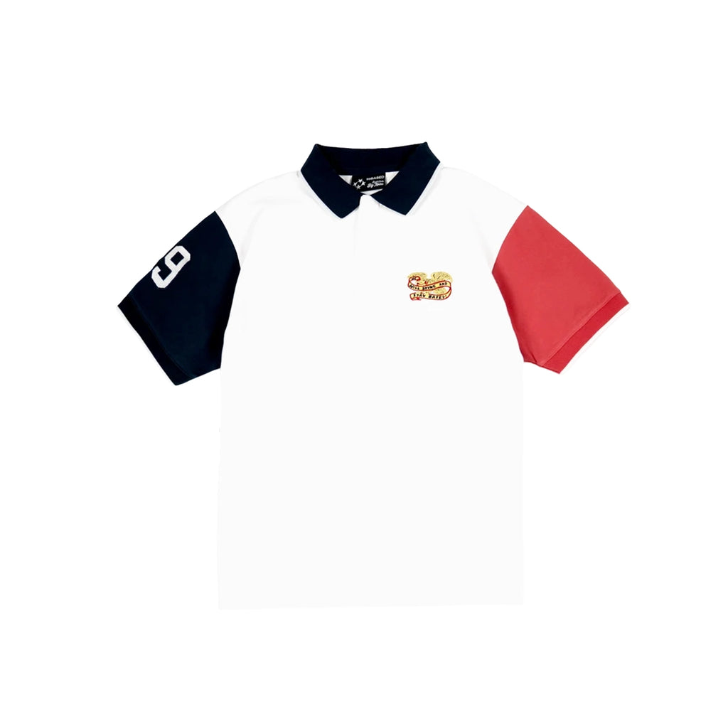 99BASED Eagle Poloshirt White