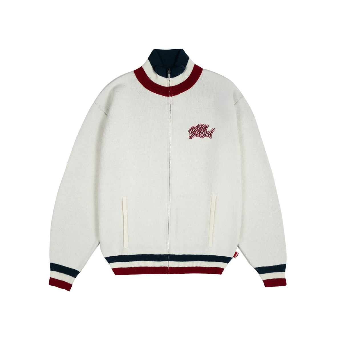 99BASED Early Days Knit Jacket Creme