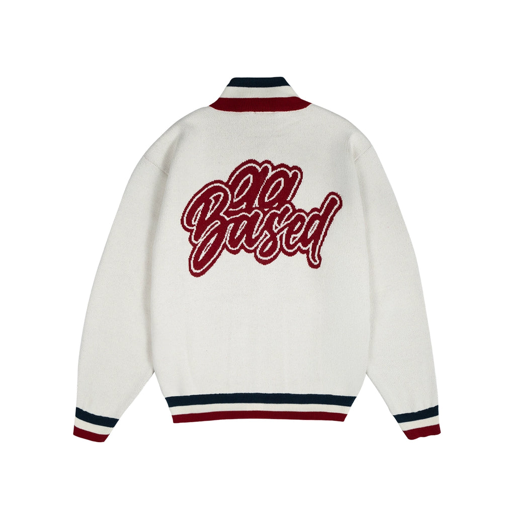 99BASED Early Days Knit Jacket Creme