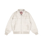 99BASED Eclipse Leather Jacket Creme