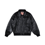 99BASED Eclipse Leather Jacket Black