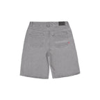 99BASED Finesse Based Denim Shorts Light Grey