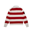 99BASED Forage Rugby Polo Creme Red
