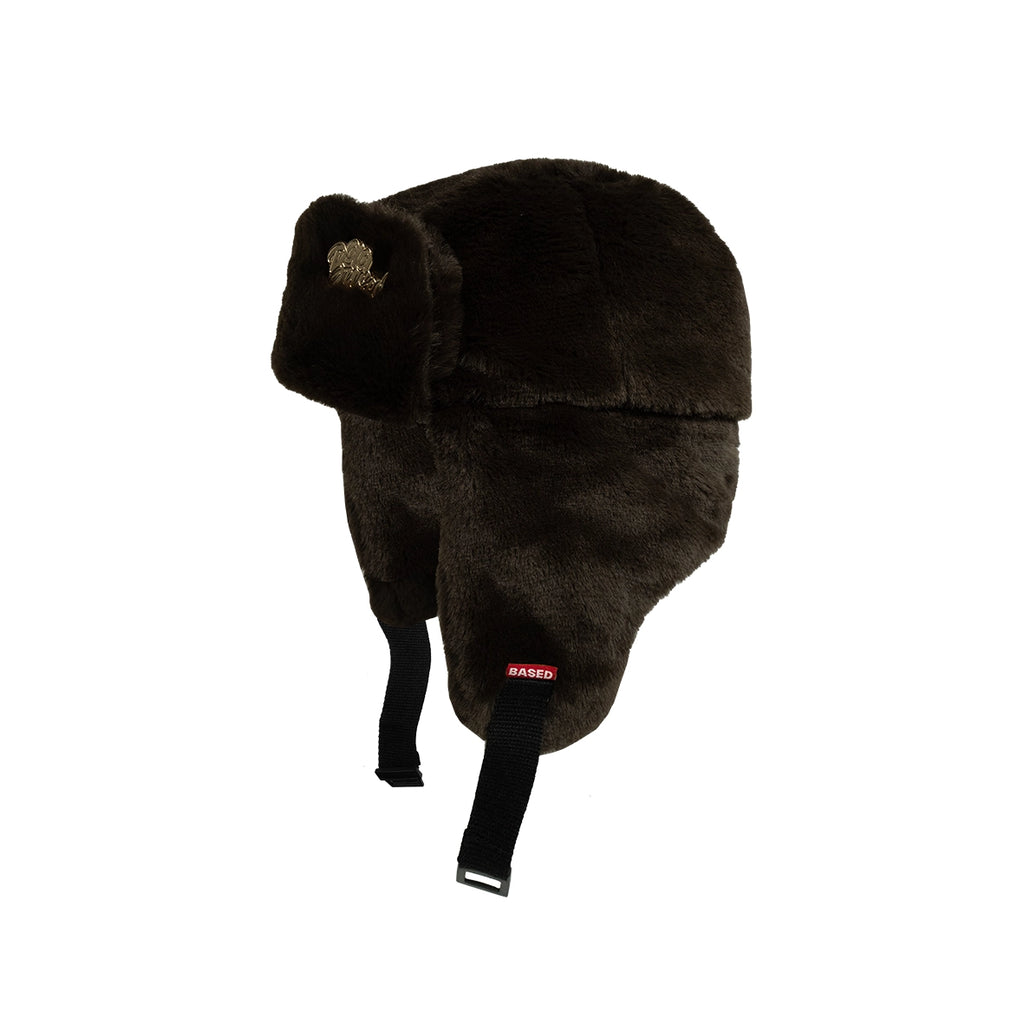 99BASED Fur Ushanka Hat Brown