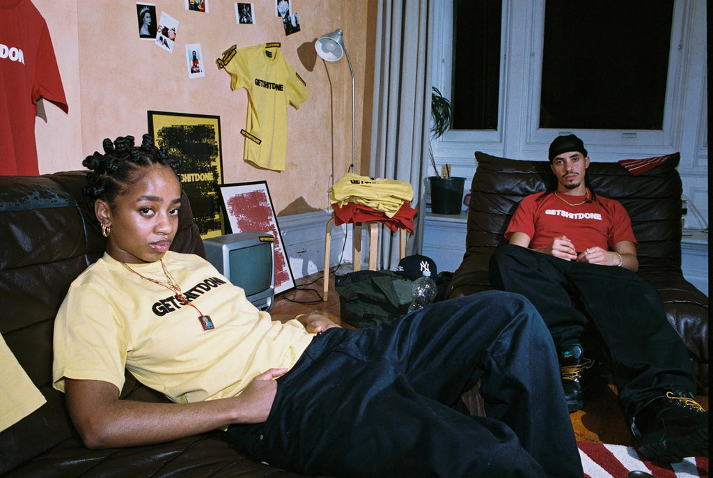 99BASED Get Shit Done T-Shirt Mustard