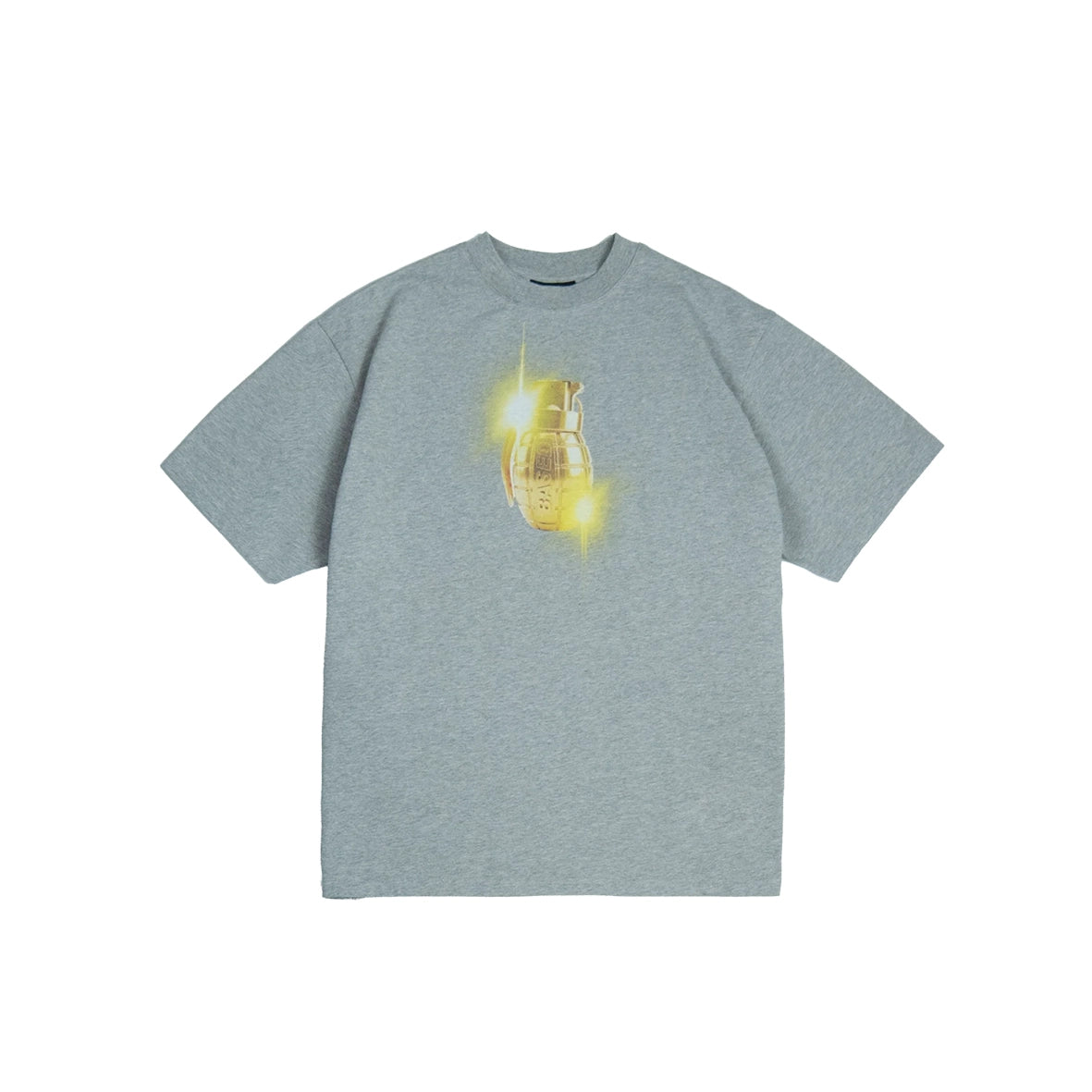 99BASED Grenade T-Shirt Grey Melange