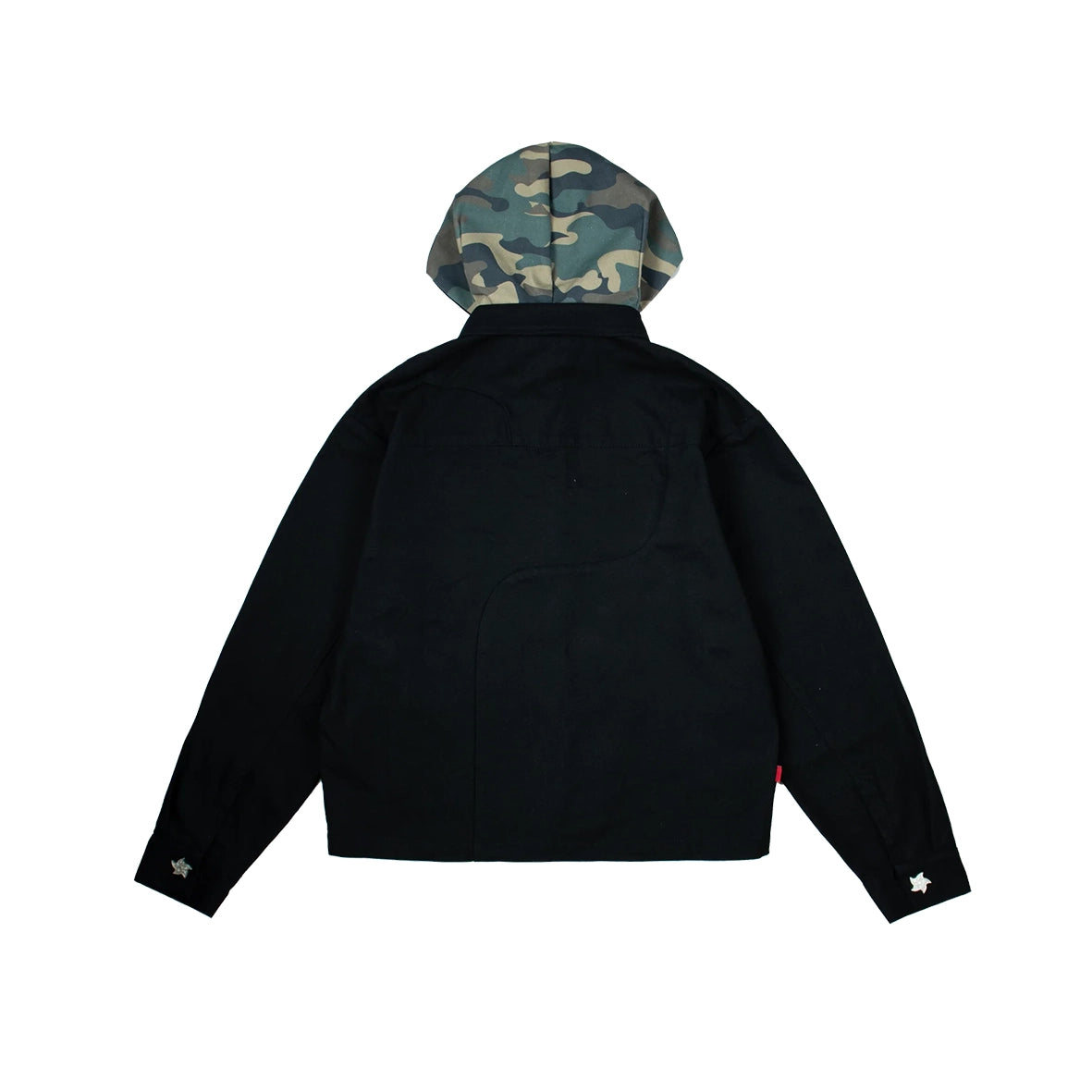 99BASED Hooded Jacket Black Camo