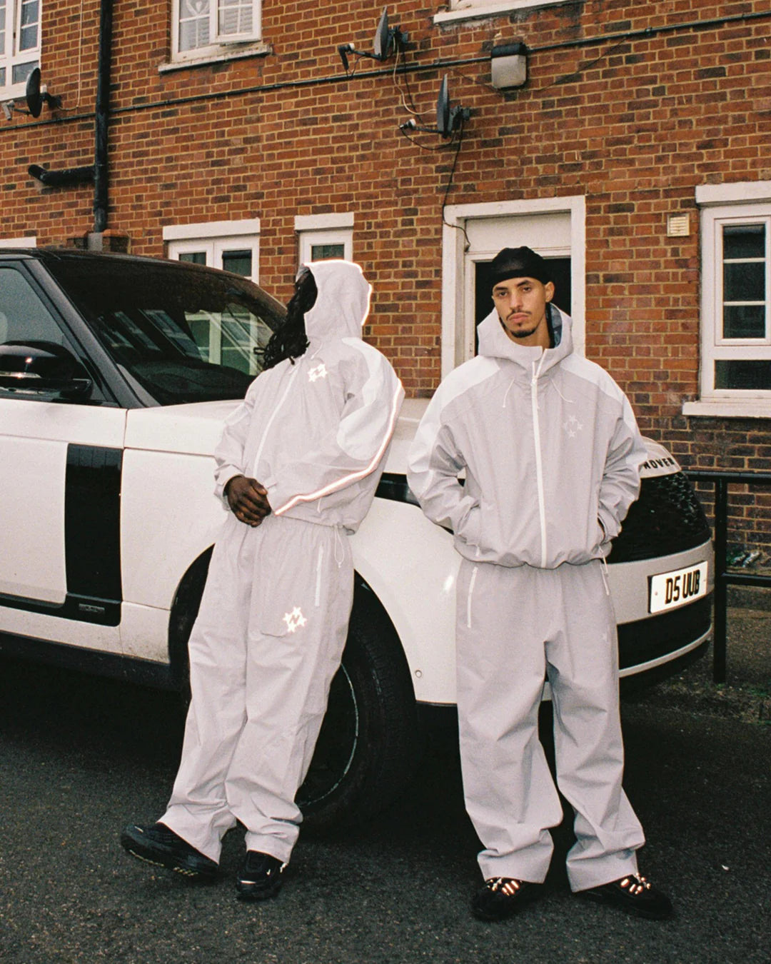 99BASED Hoodgear Shell Pants Light Grey