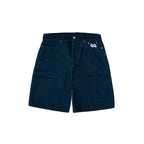 99BASED Instinct Denim Shorts Leopard Dark