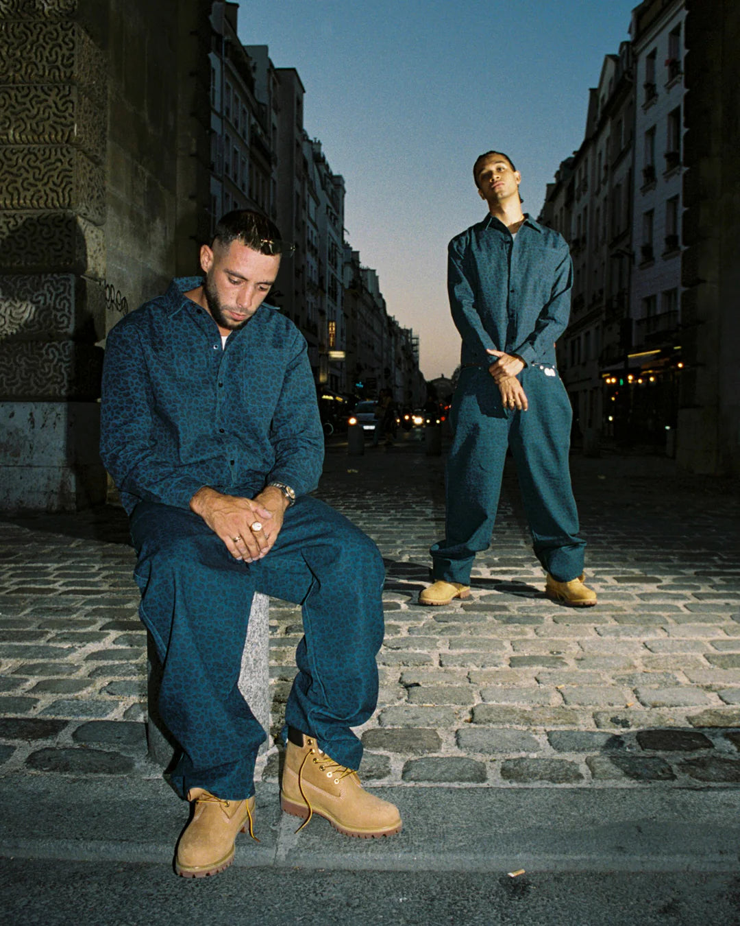 99BASED Instinct Jeans Leopard Dark