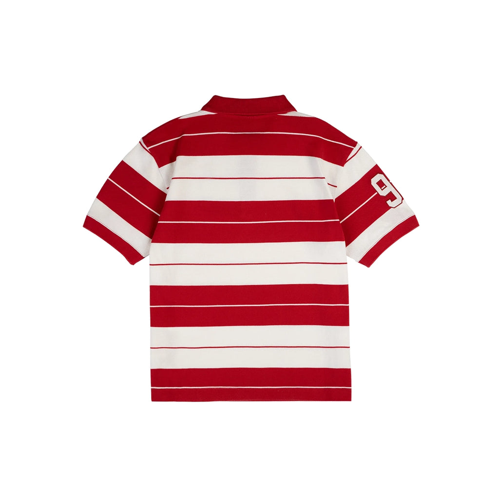 99BASED Liberty Poloshirt Creme Red