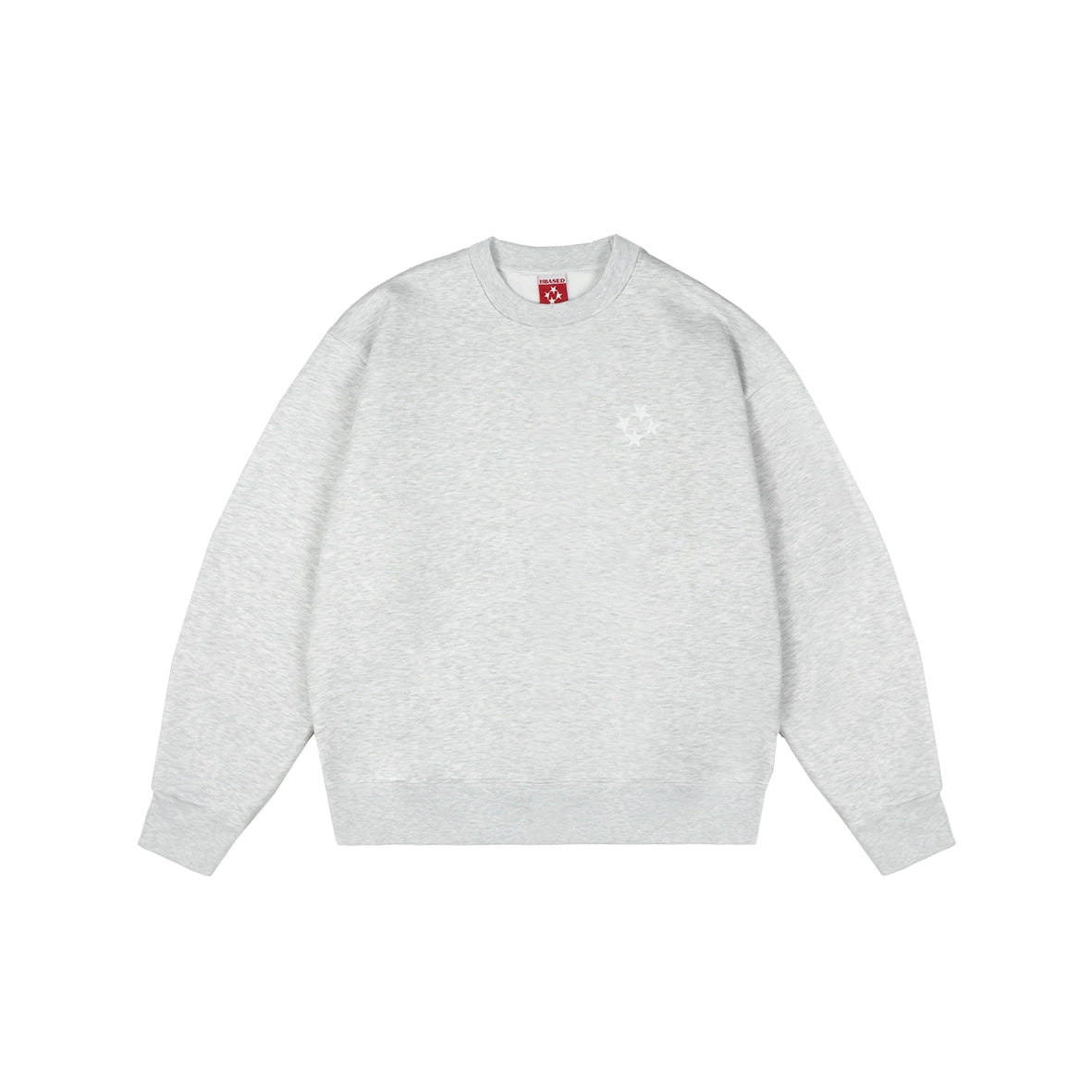 99BASED Logo Crewneck Grey Melange