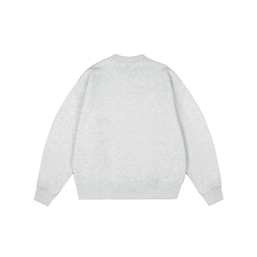 99BASED Logo Crewneck Grey Melange