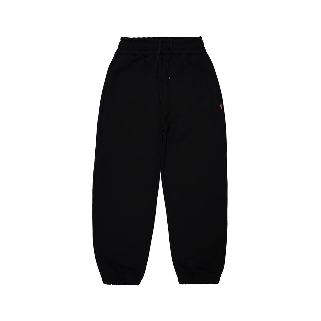 99BASED Logo Cuff Sweatpants Black