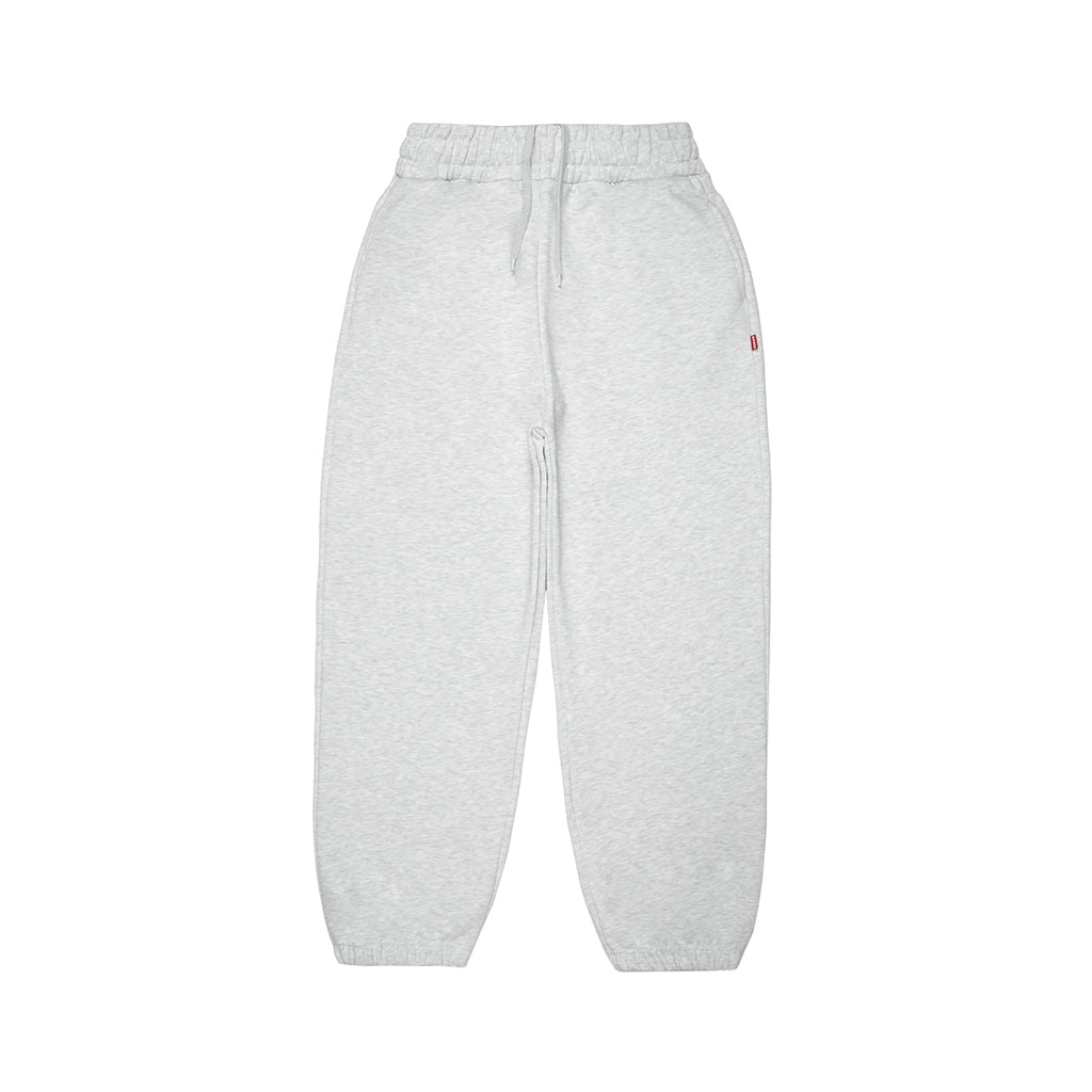 99BASED Logo Cuff Sweatpants Grey Melange