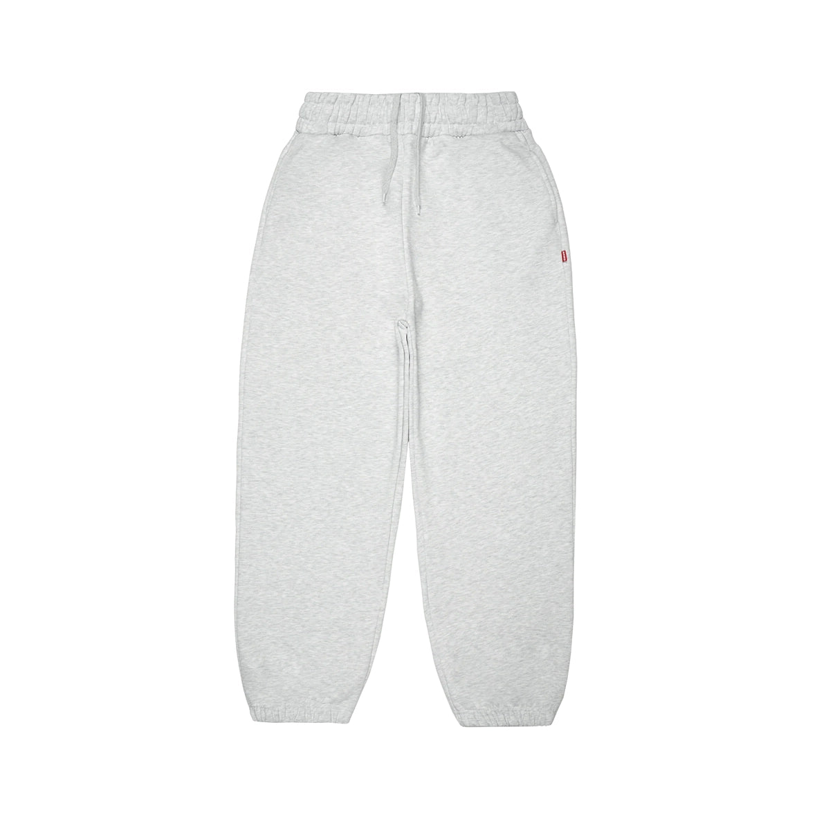 99BASED Logo Cuff Sweatpants Grey Melange