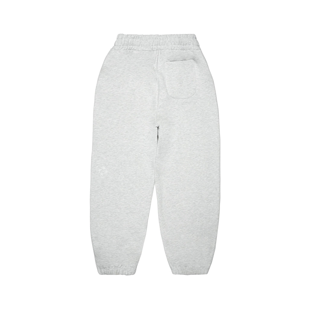 99BASED Logo Cuff Sweatpants Grey Melange
