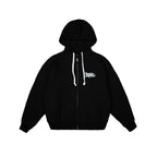 99BASED Logo Kodak Zip Hoodie Black