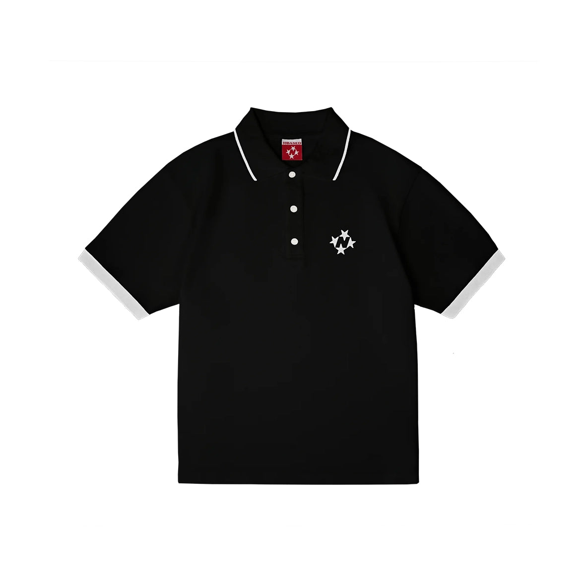 99BASED Logo Poloshirt Black
