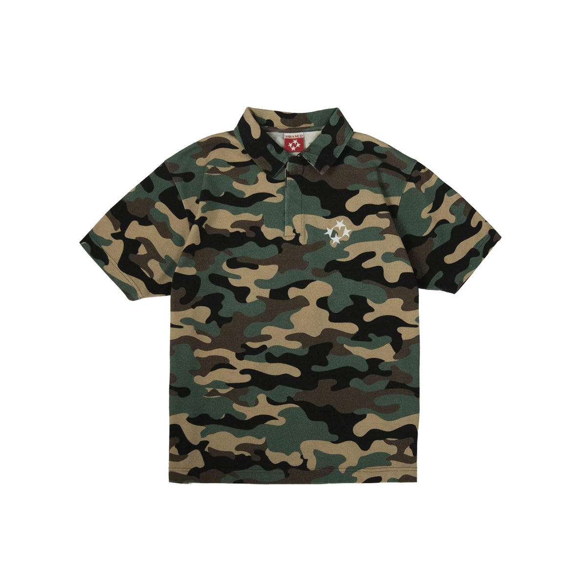 99BASED Logo Poloshirt Camo