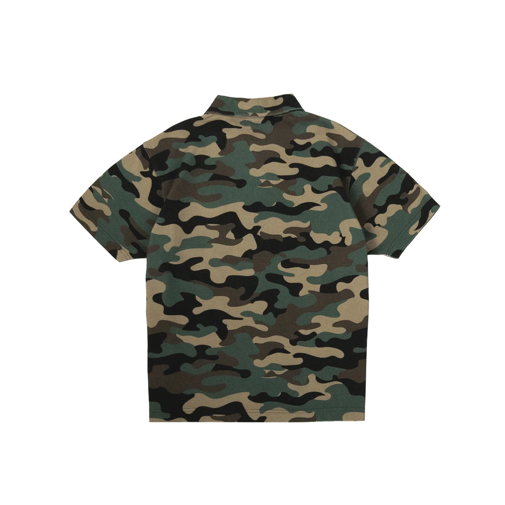 99BASED Logo Poloshirt Camo