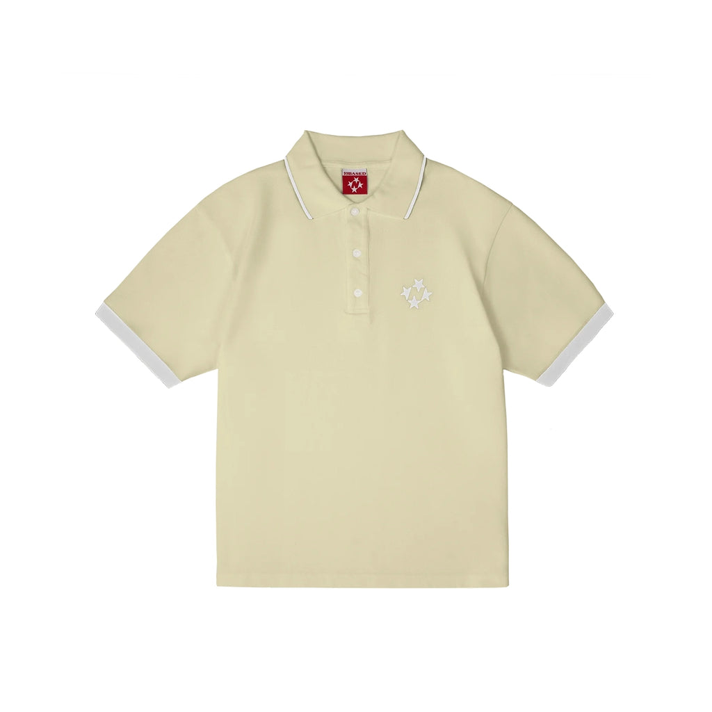 99BASED Logo Poloshirt Lemon
