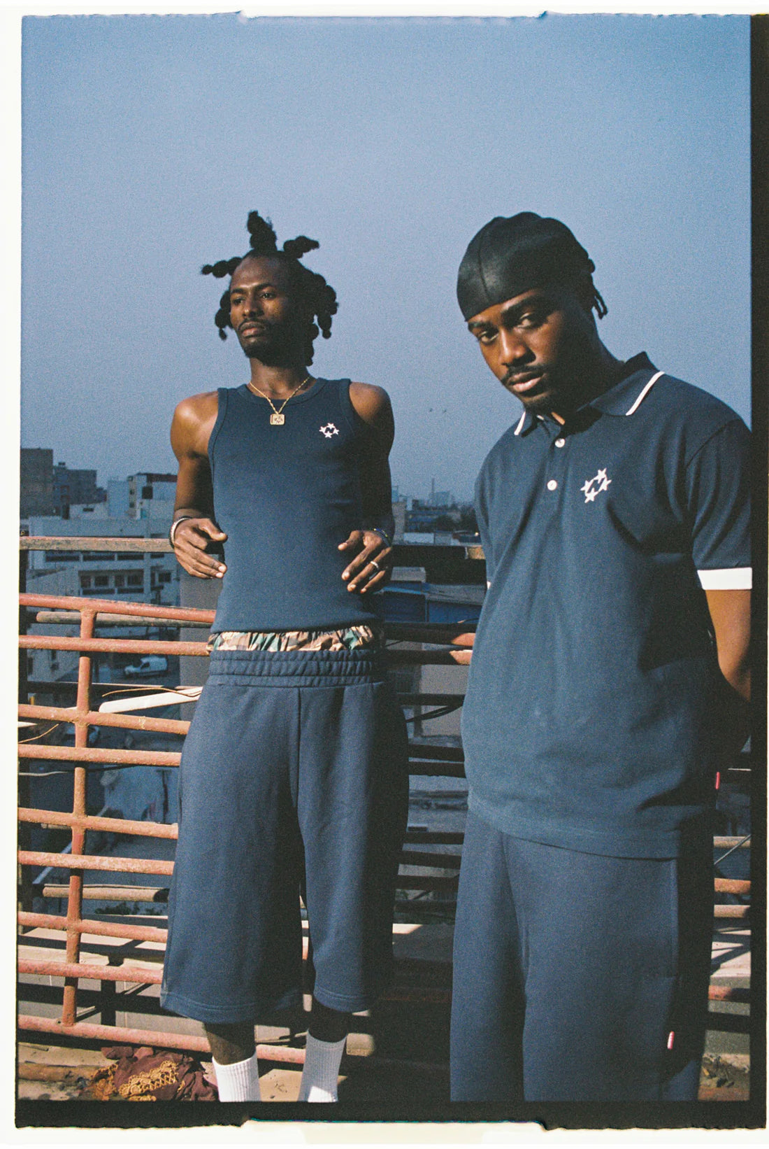 99BASED Logo Sweatshorts Navy