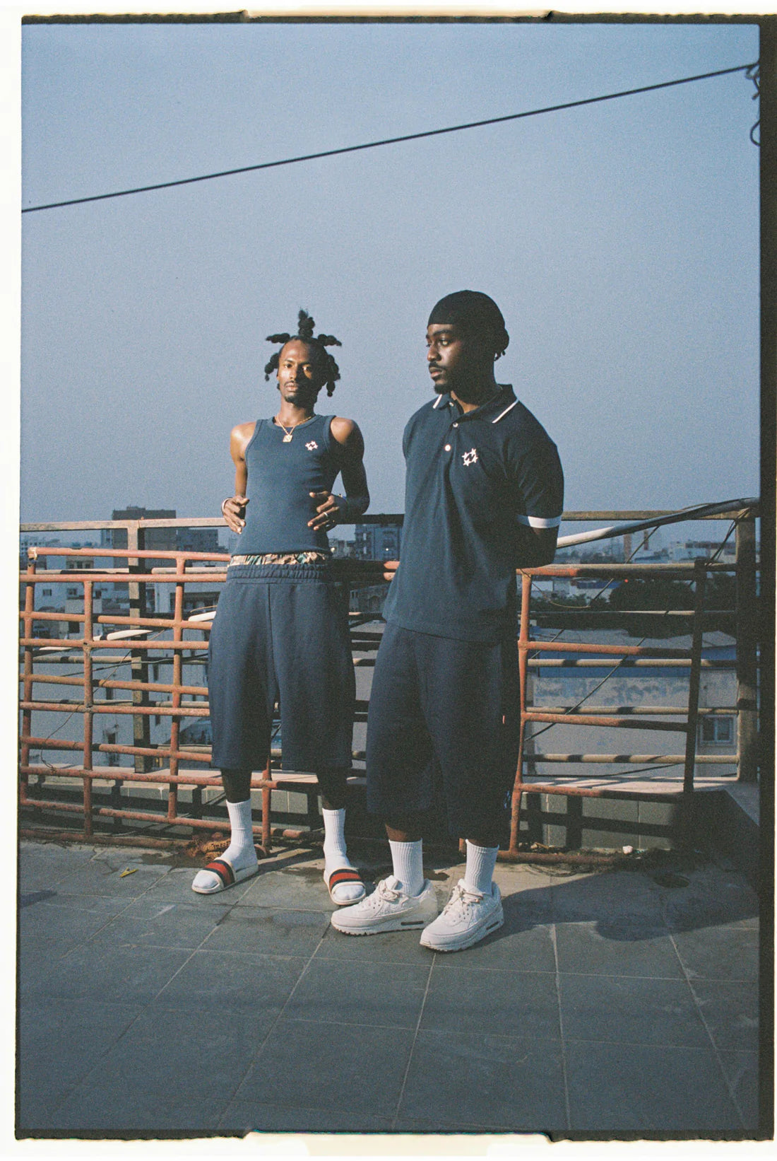 99BASED Logo Sweatshorts Navy