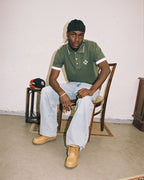 99BASED Logo Poloshirt Olive