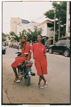 99BASED Logo Poloshirt Red