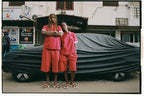 99BASED Logo Sweatshorts Red