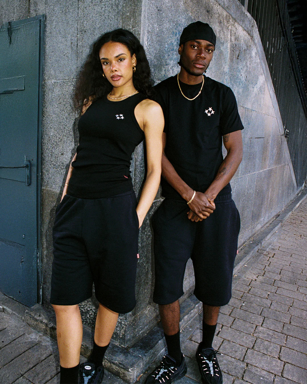 99BASED Logo Slim T-Shirt Black