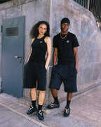 99BASED Logo Slim T-Shirt Black