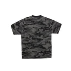99BASED Logo Slim T-Shirt Black Camo