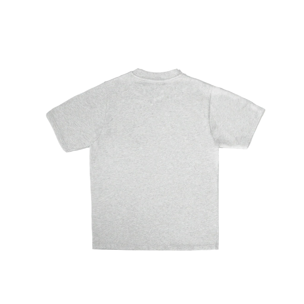 99BASED Logo Slim T-Shirt Grey Melange