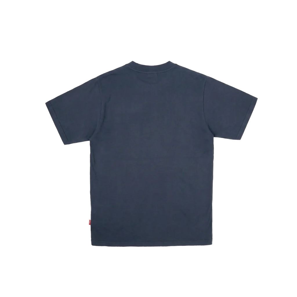 99BASED Logo Slim T-Shirt Navy