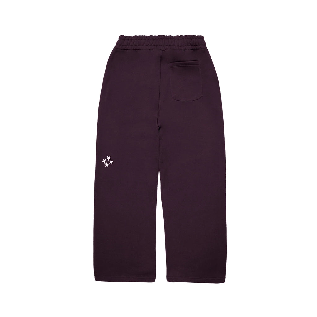 99BASED Logo Sweatpants Plum