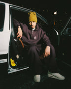 99BASED Logo Sweatpants Plum