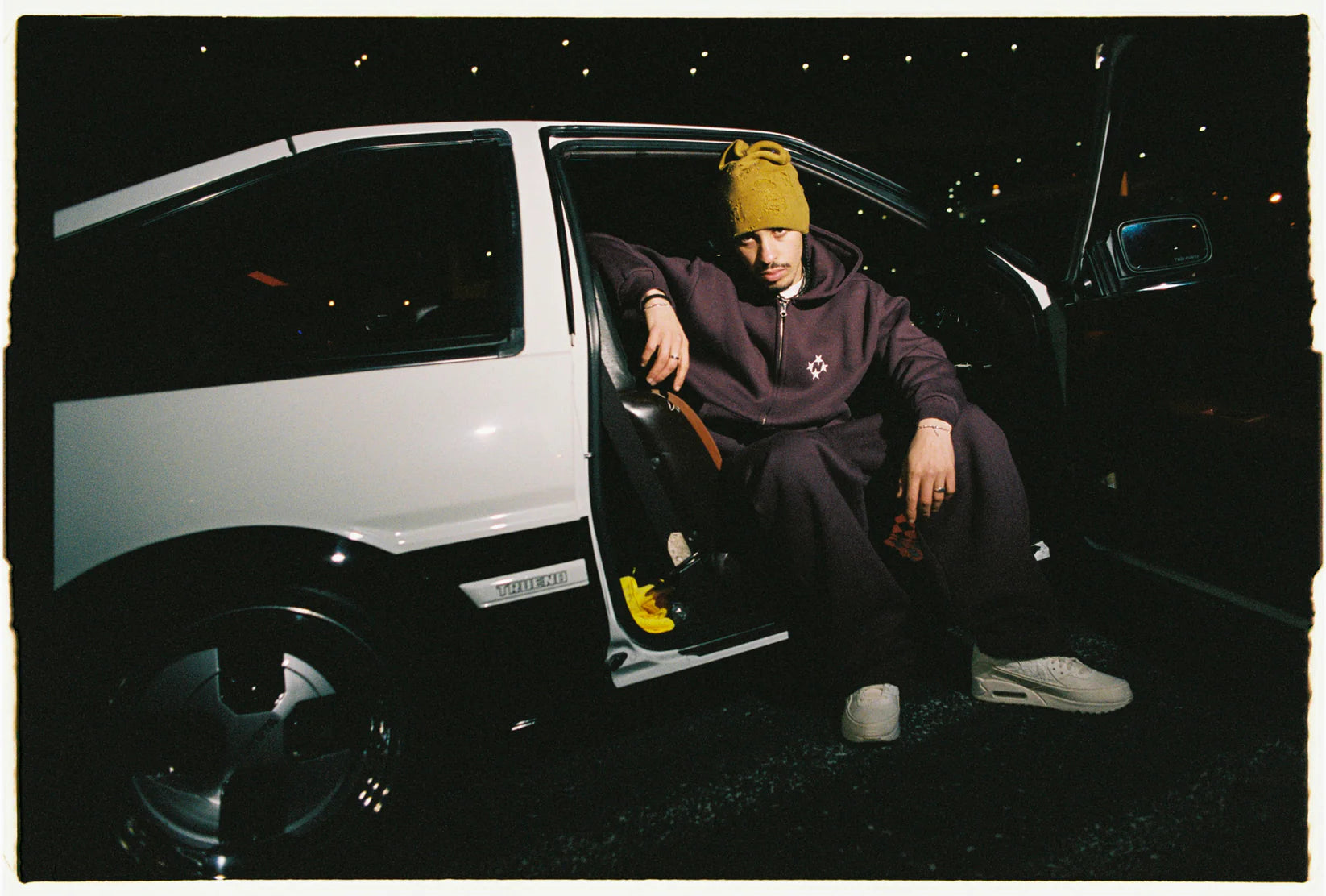 99BASED Logo Sweatpants Plum