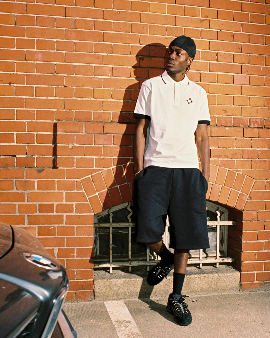 99BASED Logo Sweatshorts Black