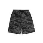 99BASED Logo Sweatshorts Black Camo