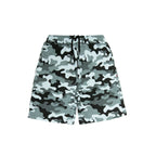 99BASED Logo Sweatshorts Blue Camo