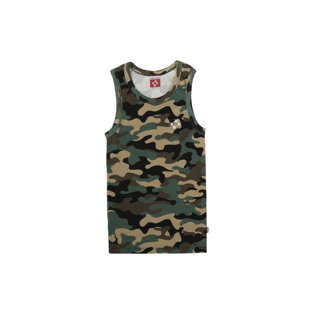 99BASED Logo Tank Top Camo