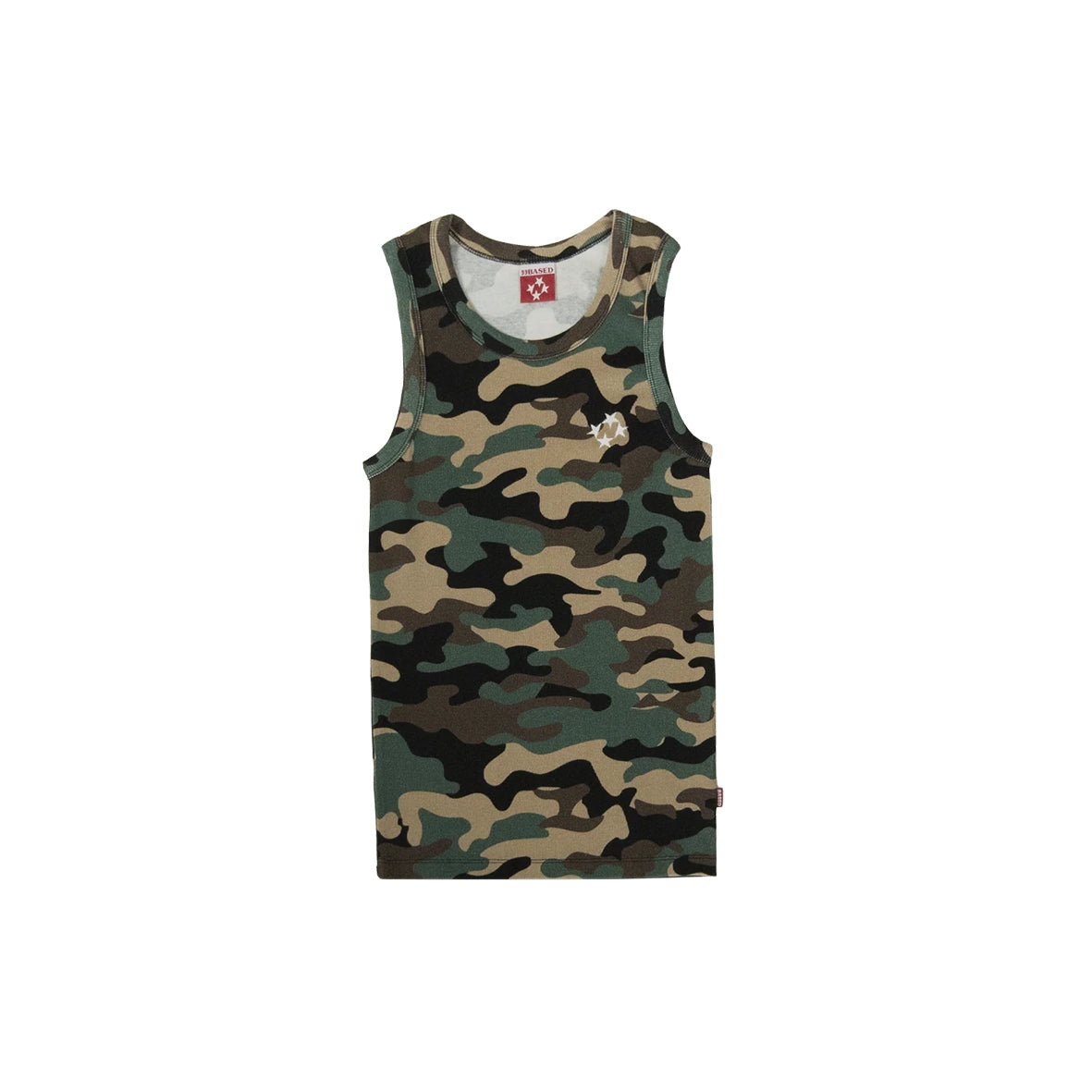 99BASED Logo Tank Top Camo