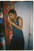 99BASED Logo Tank Top Navy