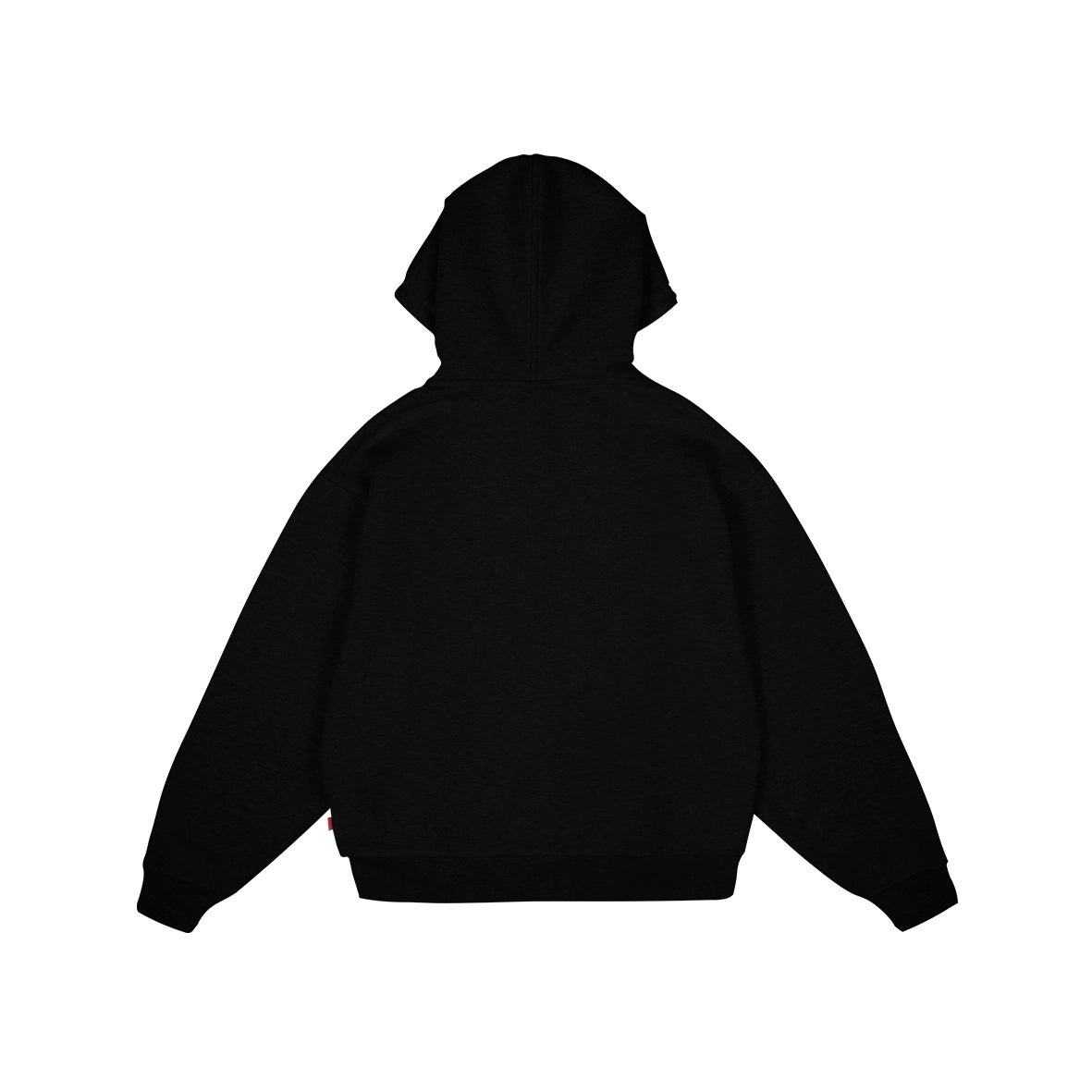 99BASED Logo Zip Waffle Black