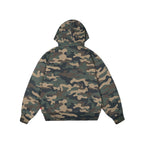 99BASED Logo Zip Hoodie Camo