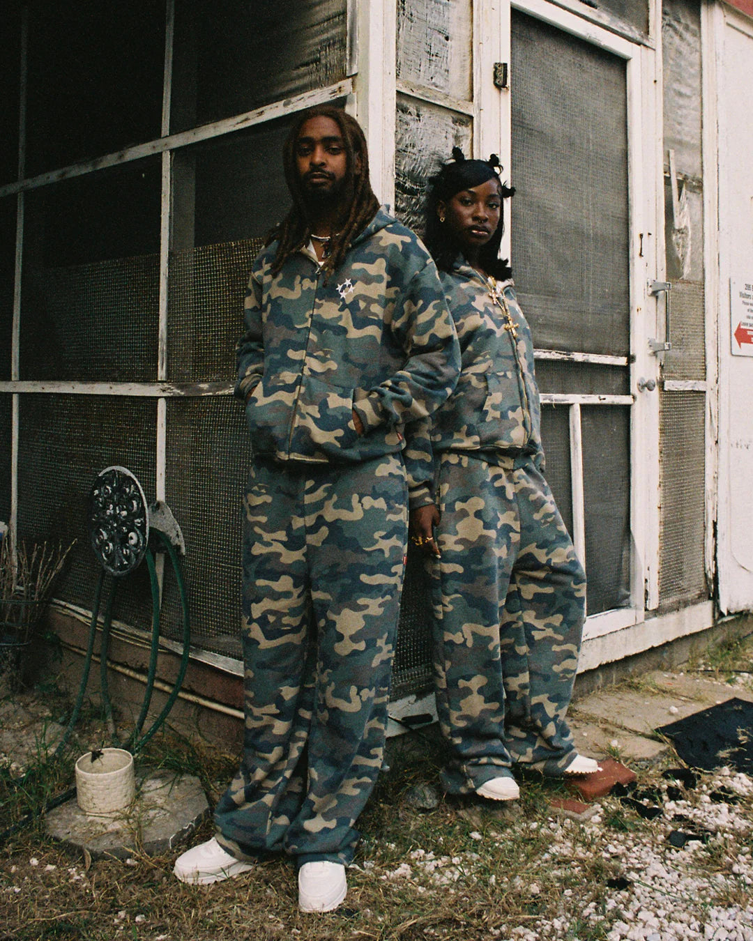 99BASED Logo Sweatpants Camo